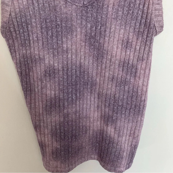 American Eagle Purple Tie Dye Ribbed Cropped Tank Soft & Sexy  S - Picture 4 of 5